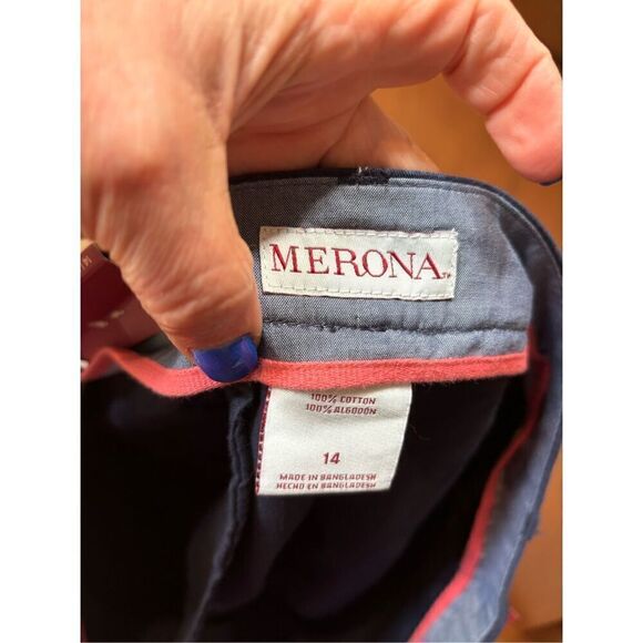 Merona NWT 14 black&navy chino bundle - Picture 9 of 14